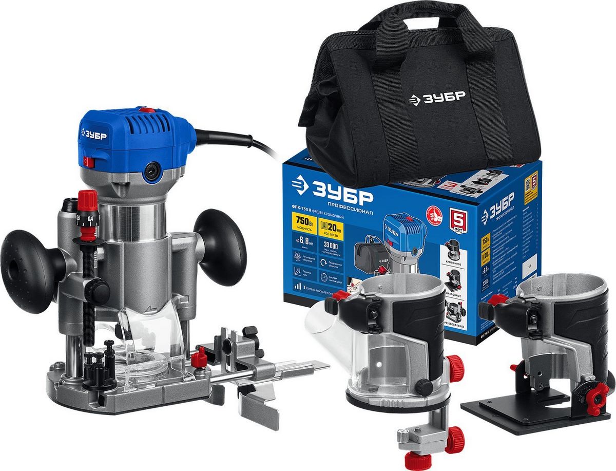 Вертикальный фрезер Зубр ФПК-750Н - фото2