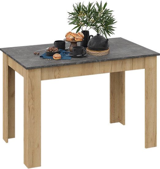 Кухонный стол Трия Промо тип 2 (дуб крафт золотой/ателье темное) - фото2