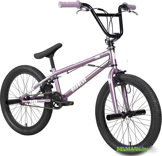 Велосипед Stark Madness BMX 2 2024 (фиолетово-серый/перламутр/черный) - фото