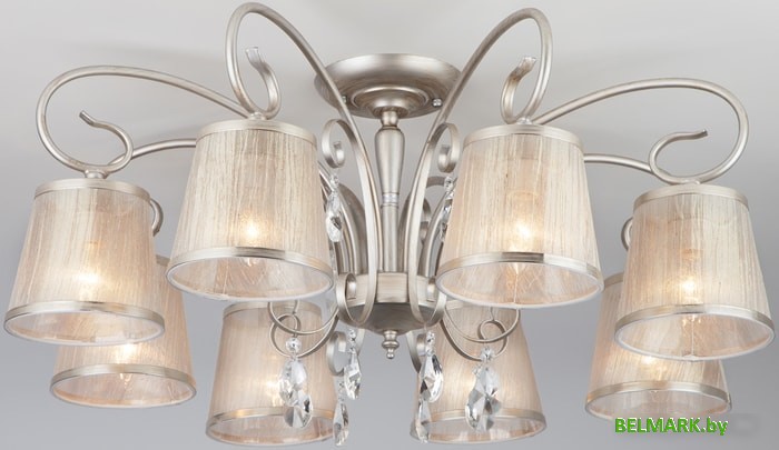 Люстра Евросвет Liona 60065/8 (серебристый) - фото