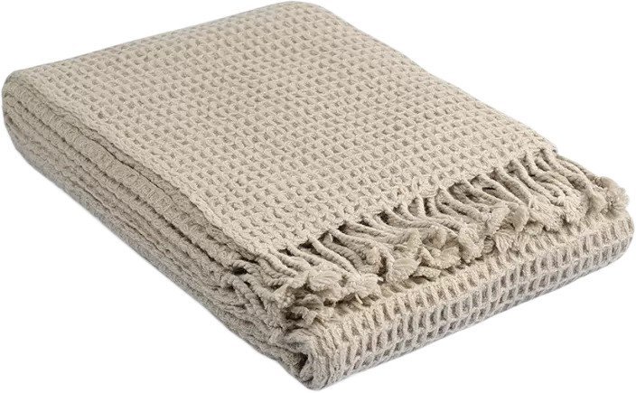 Плед Tkano Essential TK23-TH0003 (бежево-серый) - фото