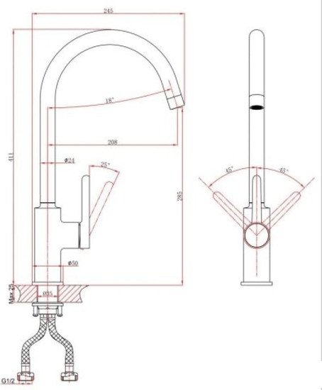 Смеситель A-Five A5-0824 - фото2