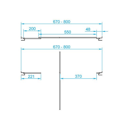 Душевая дверь RGW PA-02 41080207-51 70 (хром/шиншилла стекло) - фото2