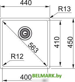 Кухонная мойка Franke BXX 210-40 127.0677.488 (стальной) - фото2