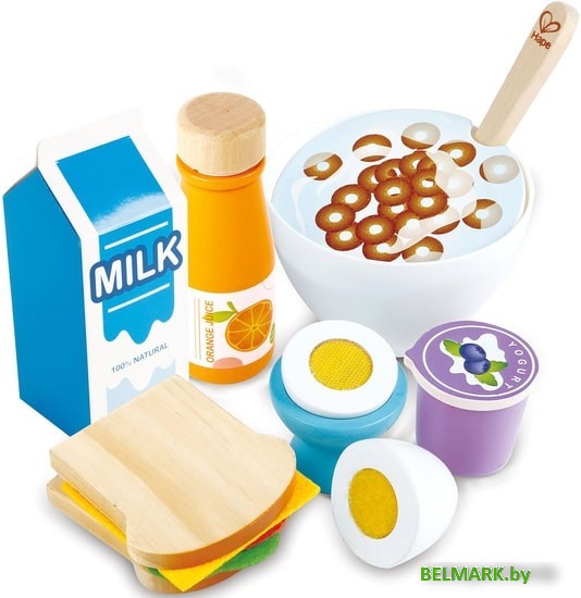 Набор игрушечных продуктов Hape Вкусный завтрак E3172-HP - фото