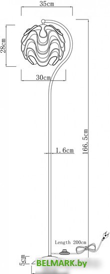Торшер Moderli Flake V11010-F - фото2