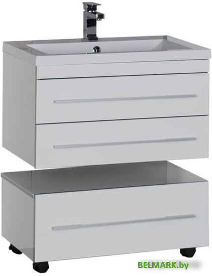 Aquanet Тумба под умывальник Верона 75 (белый) - фото