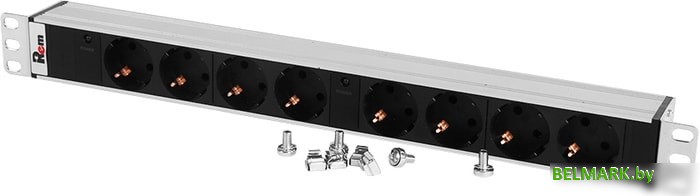 Блок розеток ЦМО R-32-8S-I-440-K (8 розеток, без шнура питания) - фото