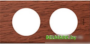 Рамка Legrand Celiane 2 поста (орех) - фото