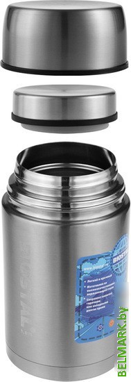 Термос для еды BIOSTAL NRP-1000 (серебристый) - фото2