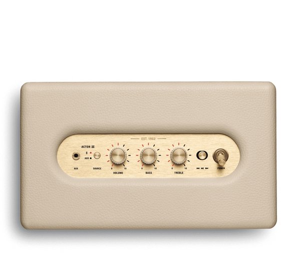 Беспроводная колонка Marshall Acton III (кремовый) - фото2