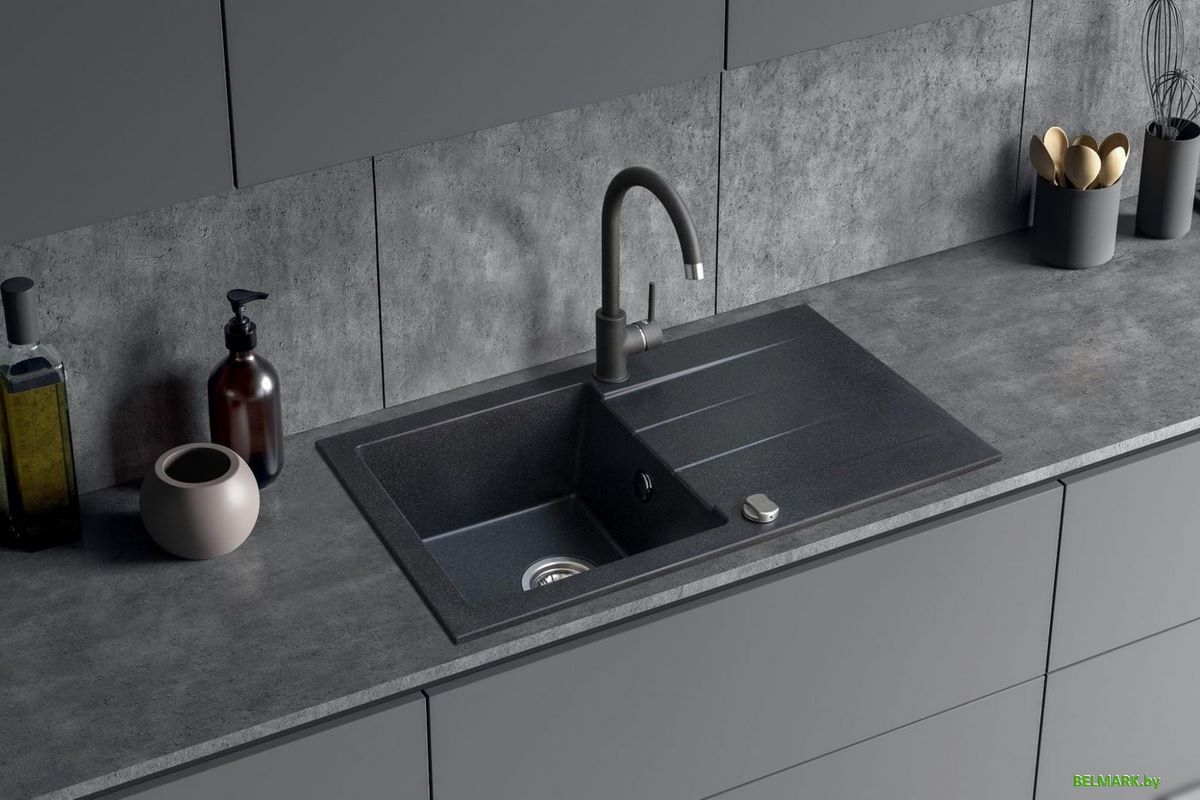 Кухонная мойка Berg Focus Onyx ZFS1411 - фото2