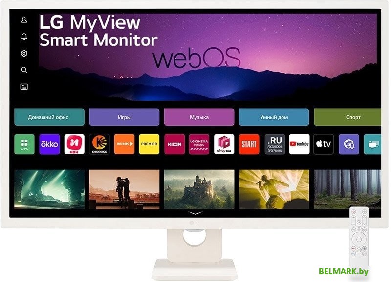Smart монитор LG MyView Smart Monitor 32SR50F-W - фото