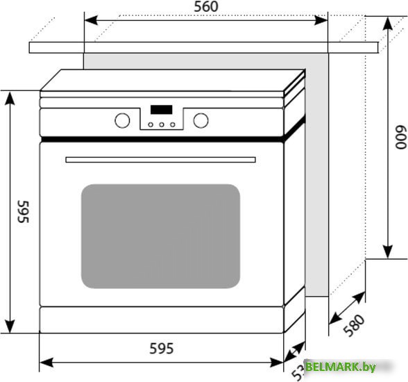 Электрический духовой шкаф LEX EDP 093 WH NEW - фото2