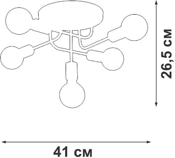 Люстра средней высоты Vitaluce V3998-8/5PL - фото2