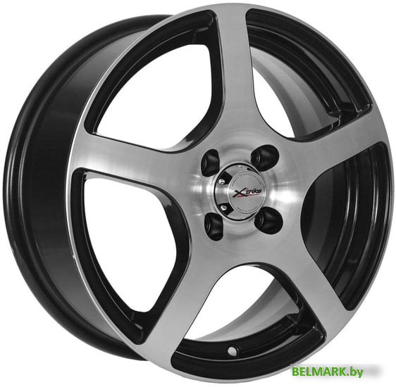 Литые диски X'trike X-118 15x6" 4x108мм DIA 65.1мм ET 25мм BK/FP - фото
