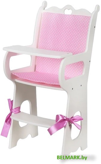Стульчик для кукол Leader Toys Diamond Princess для кормления 71119 (белый) - фото