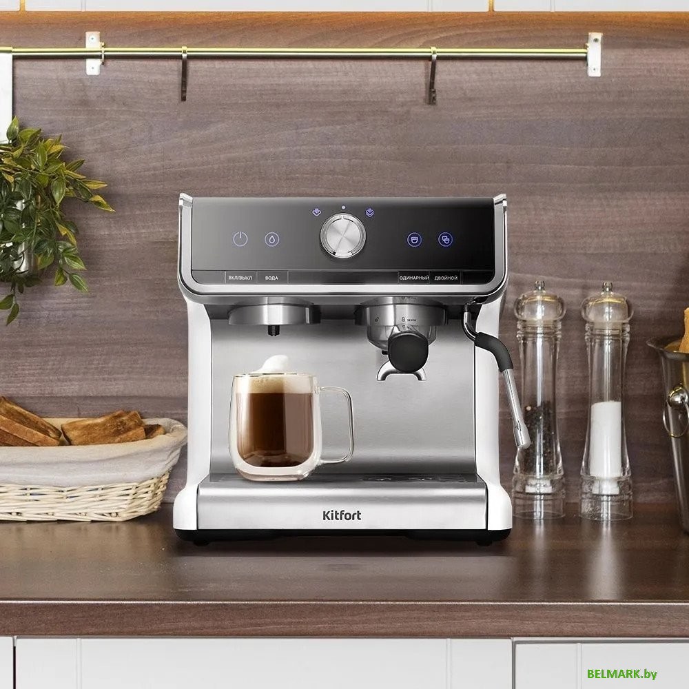 Рожковая кофеварка Kitfort KT-7170 - фото2