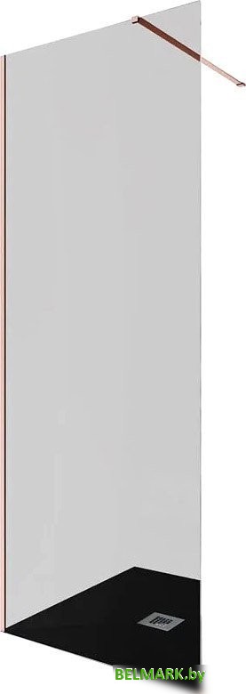 Душевая стенка Allen Brau Infinity 1 3.21036.60.T 323828 (медь браш) - фото