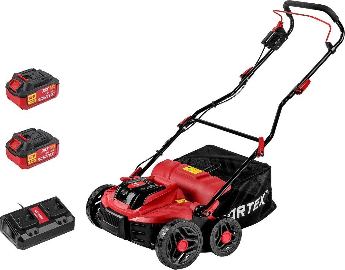 Скарификатор-аэратор Wortex CAE 3736 ALL1 XLT Set 1334877 (с 2-мя АКБ) - фото2