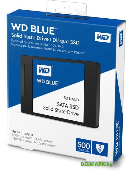 SSD WD Blue 3D NAND 500GB WDS500G2B0A - фото2
