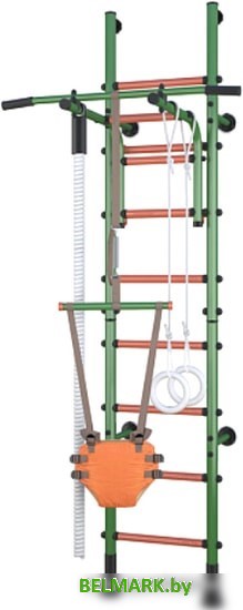 Детский спортивный комплекс Polini Kids Sport Turbo (зеленый) - фото