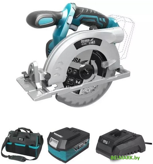 Дисковая (циркулярная) пила Dedra DED7022 (с 1-им АКБ) - фото