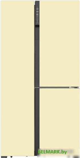 Холодильник side by side Hyundai CS5073FV (шампань) - фото