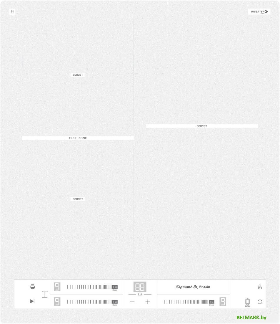 Варочная панель Zigmund & Shtain CI 24.4 W - фото