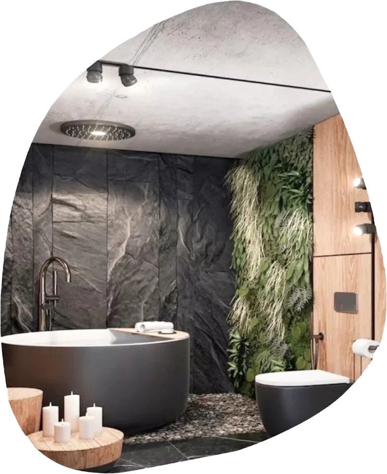 Зеркало eMZe 72x90 LED.NF.72.90 4К (с подсветкой) - фото