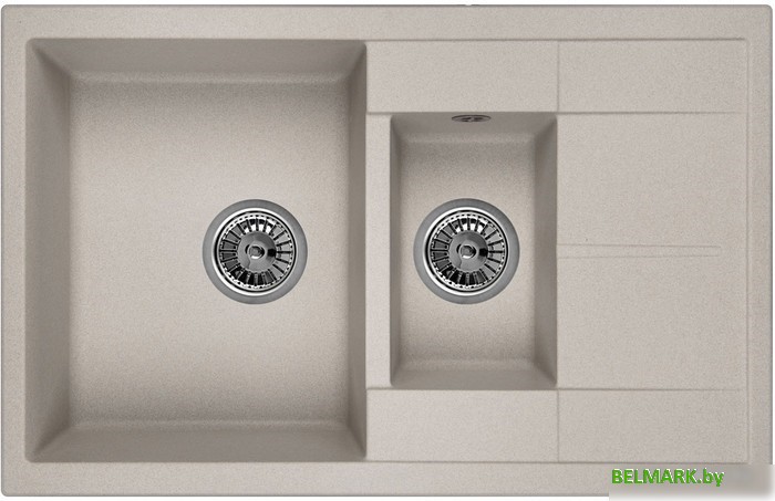 Кухонная мойка Granula 7802 (базальт) - фото