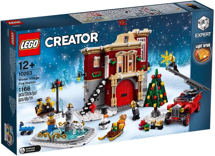 Конструктор LEGO Creator 10263 Пожарная часть в зимней деревне - фото
