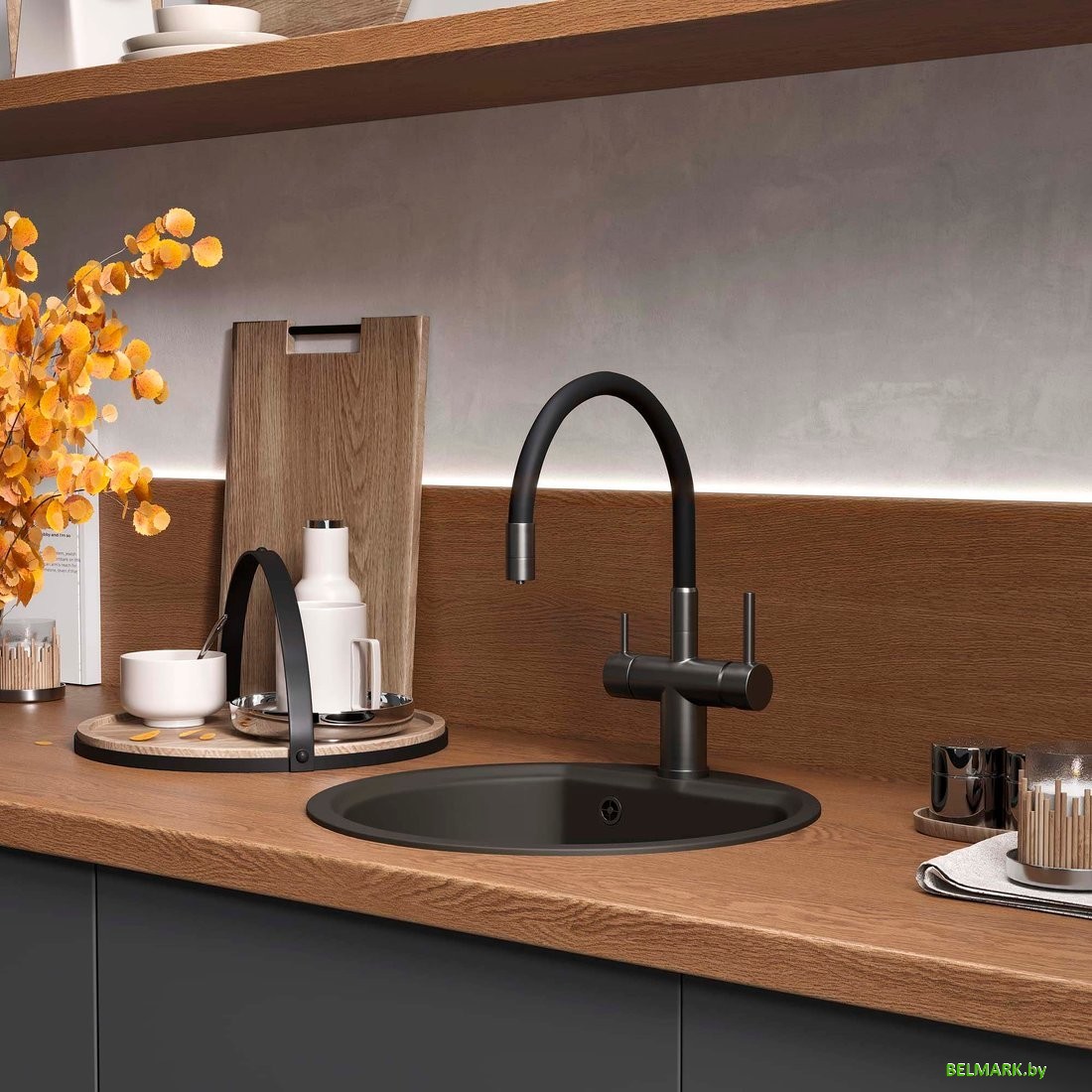 Кухонная мойка Reflexion Start RX0844BL - фото2