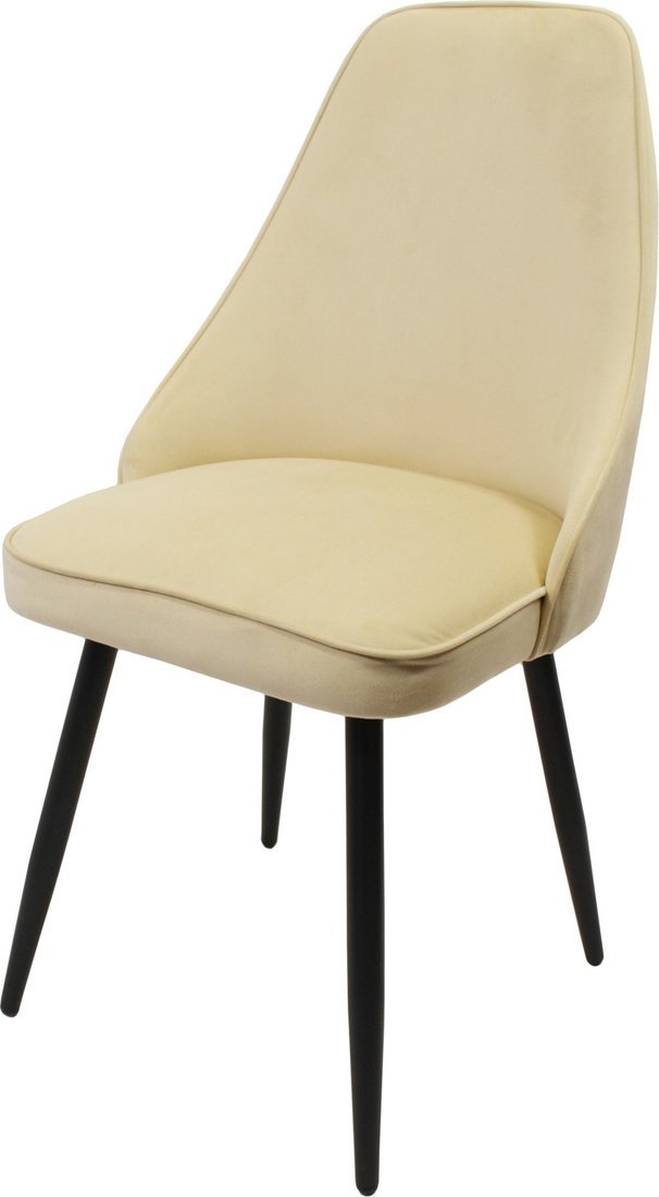 Мирабелла Мадрид Велюр (кремовый/черный) - фото