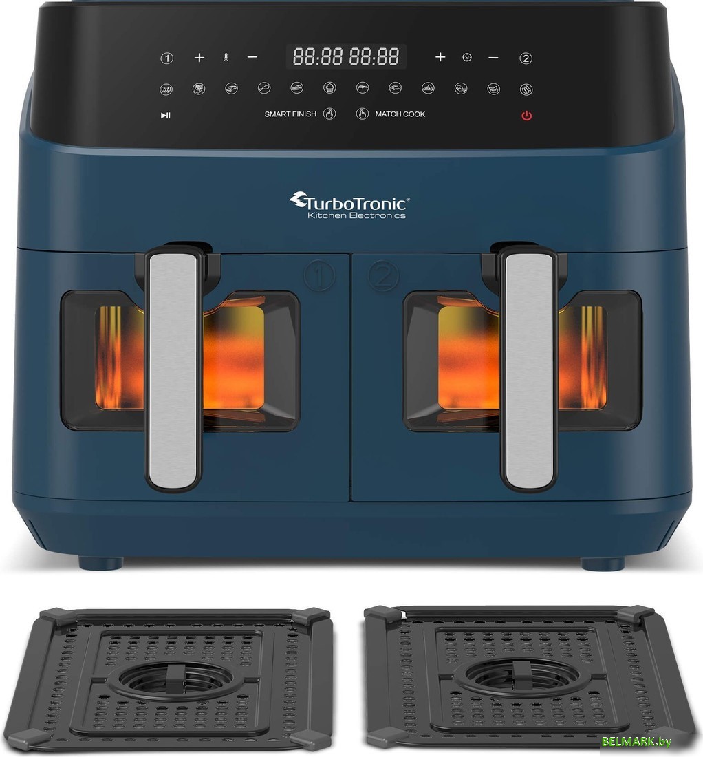 Аэрофритюрница TurboTronic TT-DAF6W (синий) - фото2