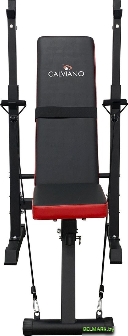Силовая скамья Calviano 1008 (красный/черный) - фото2