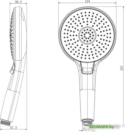 Душевая лейка Lemark LM8117C - фото2