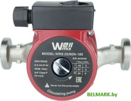 Циркуляционный насос Wellmix WRS 25/60 N 180 - фото