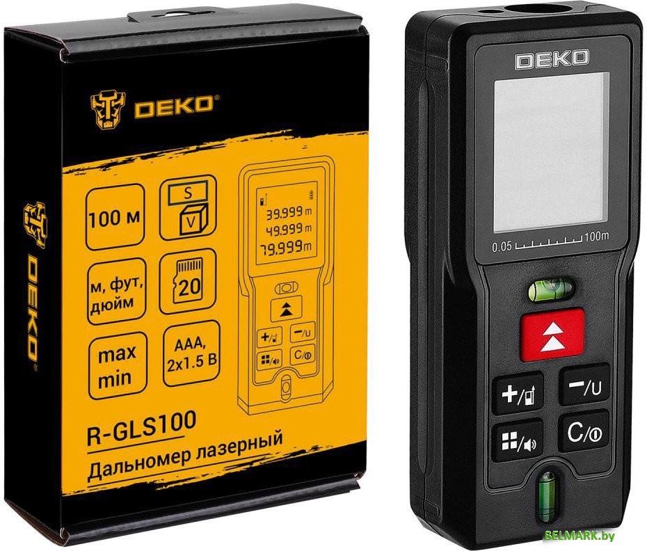 Лазерный дальномер Deko R-GLS100 - фото