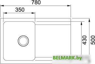 Кухонная мойка Franke Orion OID 611-78 114.0443.360 (белый) - фото2
