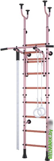 Детский спортивный комплекс Polini Kids Sport Active (розовый) - фото2