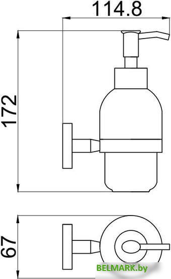 Дозатор для жидкого мыла Allen Brau Priority 6.31006-31 - фото2