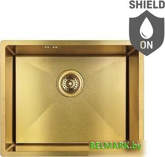 Кухонная мойка Laveo Marmara SAM G10P (золотой) - фото