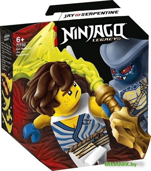 Конструктор LEGO Ninjago 71732 Легендарные битвы: Джей против воина-Серпентина - фото