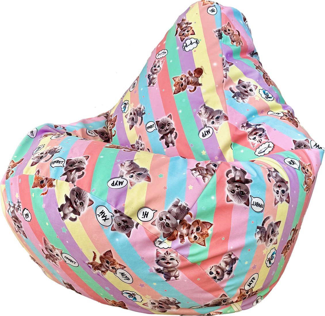 Кресло-мешок Flagman Груша Макси XXL Г2.5-342 (Kit-Cat) - фото