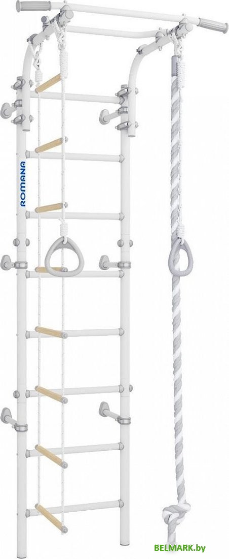 Спортивный комплекс для ребенка Romana Next Muar Plus 01.21.8.00.490.03.06-14 (белый муар) - фото