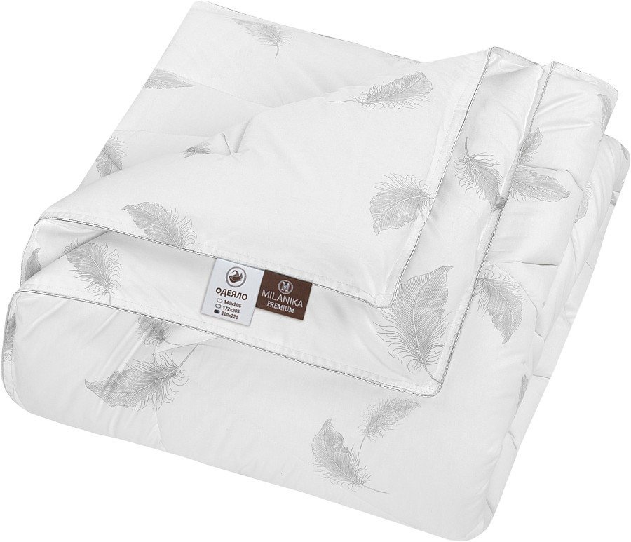 Одеяло Milanika Лебяжий пух Премиум тематика 2сп - фото