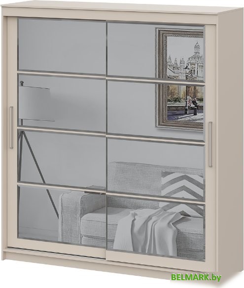 Шкаф-купе NN мебель К ШКП 3 2.0 Макс (меланж) - фото