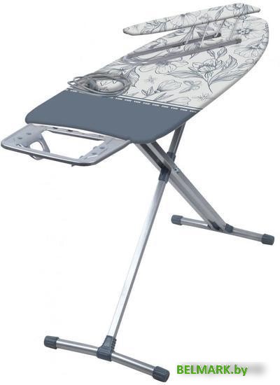 Гладильная доска Nika Ника 10+ Тефлон (НТ10+/1) с серыми цветами - фото