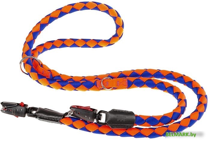 Поводок Ferplast Twist Matic GA18/200 75379013 (оранжевый/синий) - фото